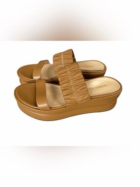 Marion Parke Margo Dual-Band Wedge Sandals size 38